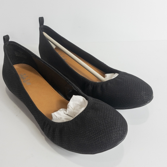 Style & Co Vinniee Hidden Wedge Flats Black -5 - Picture 2 of 4